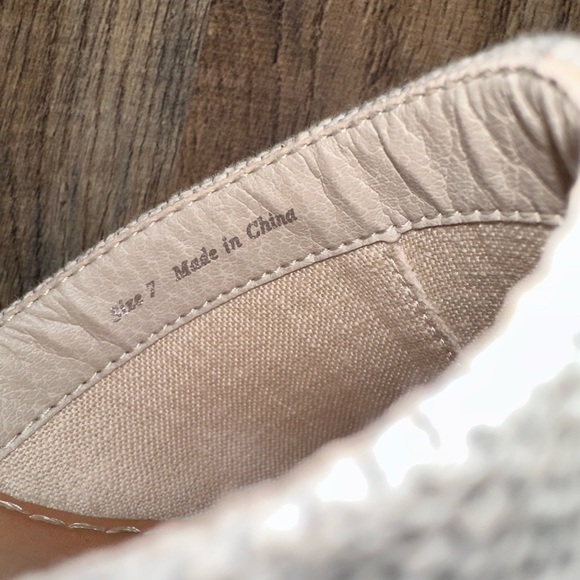 Dolce Vita Lesly Wedge Espadrille Platform Sandals 7 Snake Ankle Straps - Picture 7 of 8